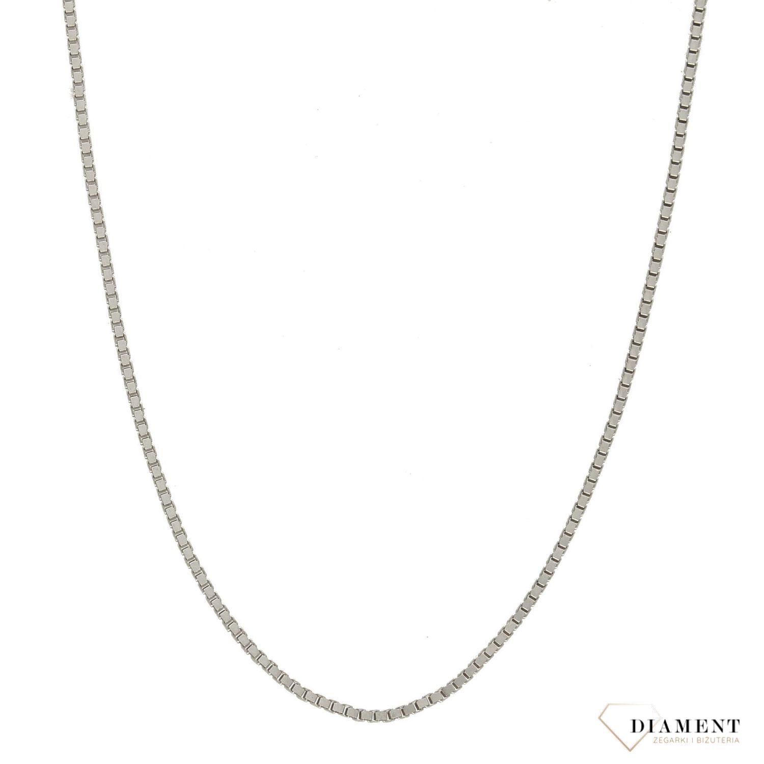 Złoty łańcuszek 585 kosteczka białe złoto 1 mm S2Ł000000-345B 585 1mm (1).jpg